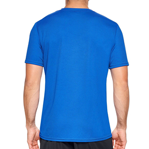 Camiseta de alta calidad para hombre, camiseta transpirable con logotipo personalizado, con cuello en diseño sólido V, nueva camiseta con logotipo personalizado, camisetas al por mayor - Product Image 2