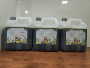 Exportation mondiale NOURRITURE PROFONDE Vegan 2-EN-1 Huile capillaire sans cruauté Extrait de plantes naturelles pour cheveux secs et abîmés Ajoute une brillance naturelle - Product Image 2