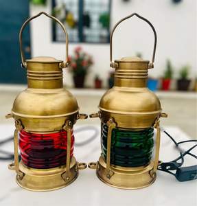 <b>Nautical</b> Brass Lantern Brass Marine Lantern Solid Brass <b>Nautical</b> Decorative <b>Lamp</b> Premium Antique Brass Ship Lantern - Product Image 4