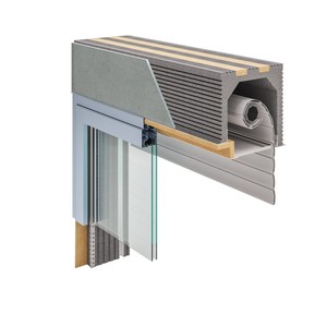 Kích Thước Tùy Chỉnh Ý-Made Con Lăn Màn Trập Hoàn Chỉnh Với Hộp Có Thể Thu Vào Thiết Kế Hiện Đại Nhiệt Acoustic Thoải Mái Được Thực Hiện Trong Ý - Product Image 5