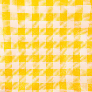 <b>LARGE</b> PICNIC BLANKET TOURIST BEACH WATERPROOF <b>MAT</b> PICNIC YELLOW CHECKED - Product Image 5