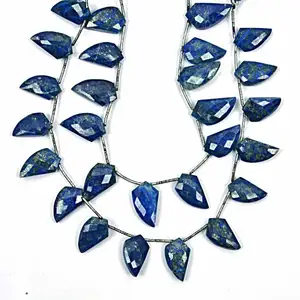 Natürliche Lapis-Lazuli-Edelstein-Perlen feine Formen formförmige gesiffelte gebohrte Perlen zur Schmuckherstellung