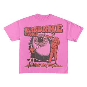 Camiseta de Hombre de Algodón 100% con Lavado Ácido, Corte Regular, Impresión Digital DTG Personalizada, Microfibra Gruesa de 300g, Secado Rápido y Transpirable - Product Image 1