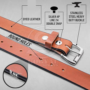 Ceintures en cuir personnalisables en gros : la meilleure qualité, confortables à porter - Product Image 2