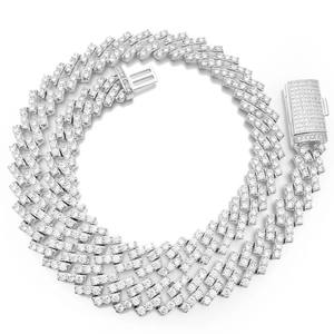 สร้อยคอโมอิสซาไนต์ VVS ทรงรักรูปหัวใจ ประดับขอบเพชร ทอง 14K เงินสเตอร์ลิง ได้รับการรับรองจาก IGI ดีไซน์ทันสมัย หรูหรา สวยงาม สร้อยคอแบบสั่งทำพิเศษ - Product Image 5