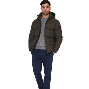 Veste matelassée légère pour homme, manteau chaud matelassé, coupe-vent, randonnée en plein air, vêtements décontractés d'hiver, fourniture de haute qualité - Product Image 1