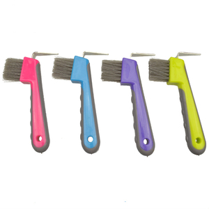 Vente en gros d'usine de produits de soins pour chevaux avec logo personnalisé médiator pour sabot de cheval en bois avec brosse - Product Image 1