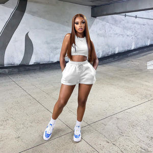 Conjunto Deportivo Casual de 2 Piezas para Mujer, Verano 2025, Shorts de Gimnasio por Encima de la Rodilla, Estilo Ciclista, Jersey de Béisbol, para Baloncesto y Ejercicio - Product Image 5