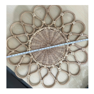 Premium Quality Rattan Plate And Rattan <b>Placemat</b> Handmade For Dining Table Serving And Stylish Home Decoration - Product Image 5