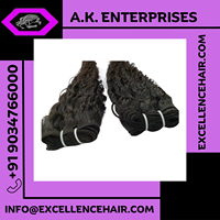Extensions de cheveux humains vierges indiens Remy, ondulés naturels, cuticules alignées, double trame machine, sans produits chimiques, longs et sains