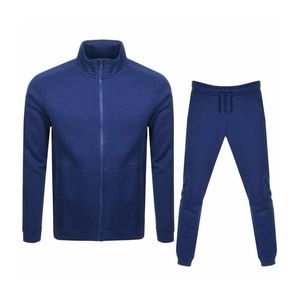 Venta al por mayor de ropa deportiva de algodón y poliéster chándal personalizado para hombre con logotipo bordado personalizado conjunto de chándal para hombre de gran tamaño al por mayor - Product Image 3