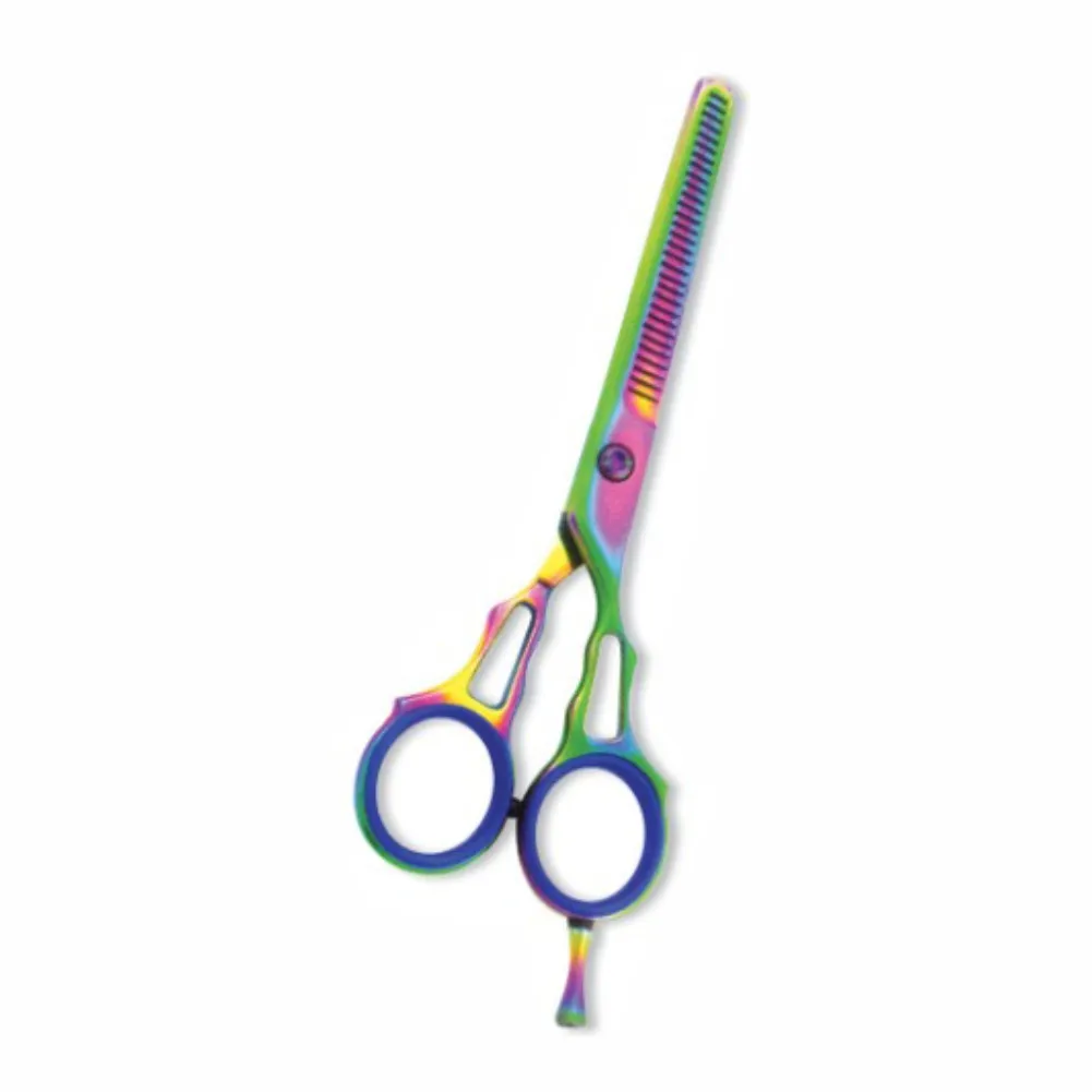 Ciseaux de coiffeur professionnels ciseaux de coupe de cheveux en acier inoxydable matériel personnalisé Logo outils de beauté de coiffeur pour Salon