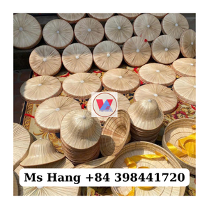 Sombrero cónico de paja de bambú grande listo para exportar - Product Image 6