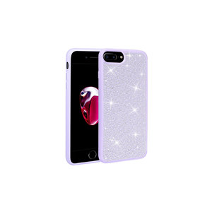 Étui ANKY de luxe brillant avec strass A3s pour iPhone 8 Plus, coque de protection fine en silicone rose - Product Image 2