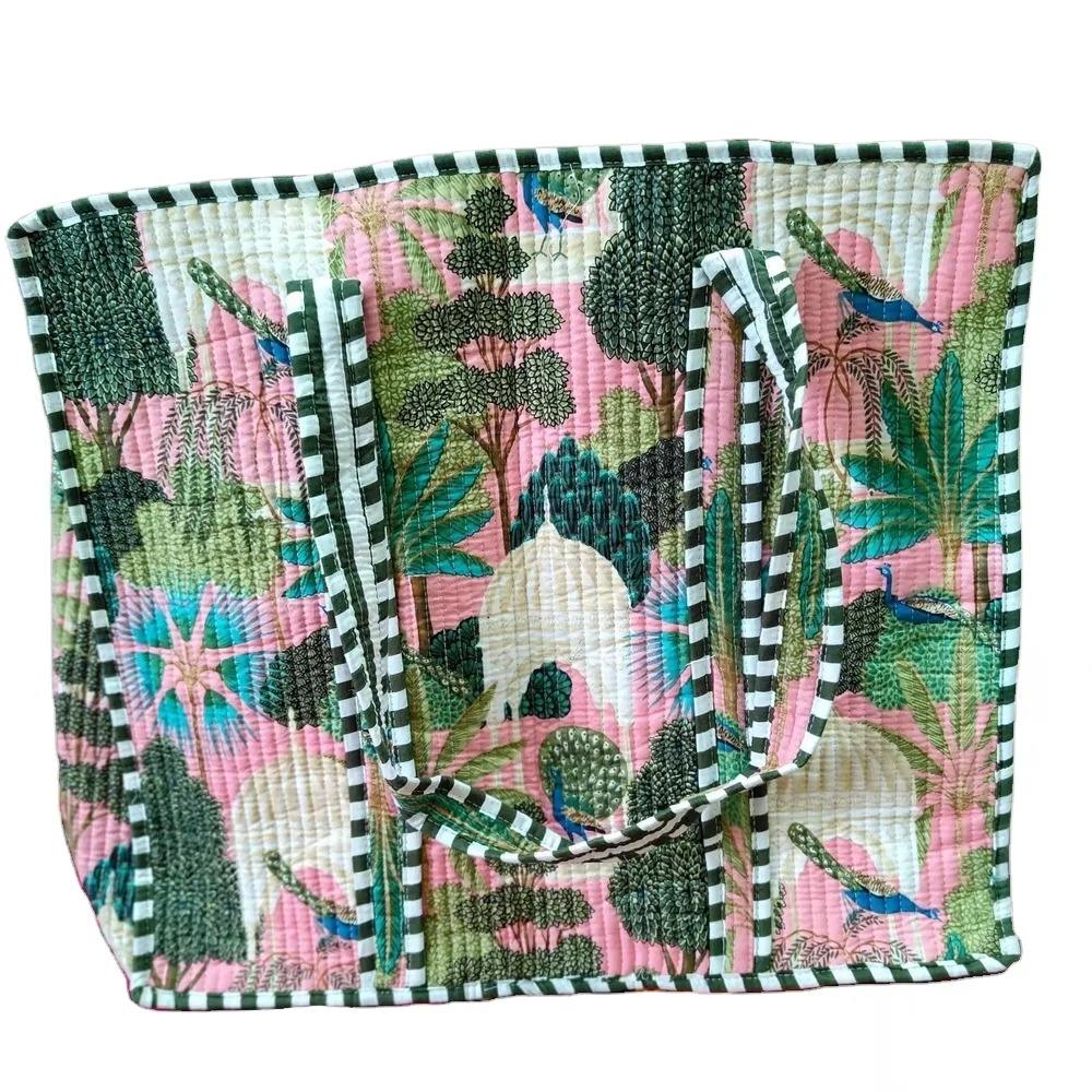 Green And Pink White Stripes