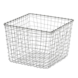 Greatest Quality Black <b>Wire</b> Gridwall Slatwall Pegboard <b>Basket</b> Metal Hanging <b>Storage</b> Display Bin For Home Organization Best Price - Product Image 6