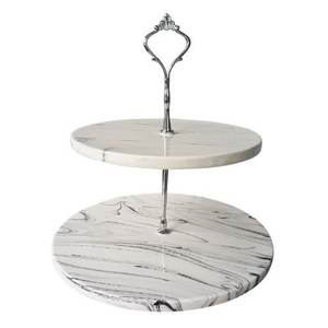 Support à gâteau de style artisanal à 3 étages pliable pour les fêtes de Noël, d'anniversaire ou de mariage, restaurant - Product Image 4