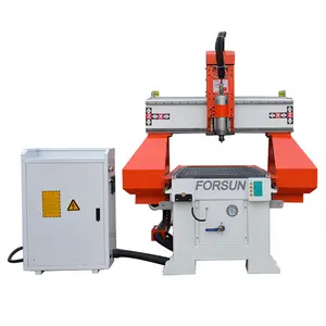 Hot sale! PVC Acrylic PCB Soft Metal Aluminum Copper 6090 4 axis small wood cnc router for 3d wood carving