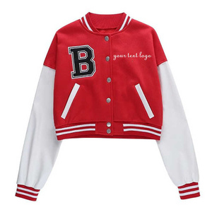 2025 Xozewear Fashion Wholesale High Quality Varsity Jacket Vintage Washed <b>Jeans</b> Denim Jacket - Product Image 3