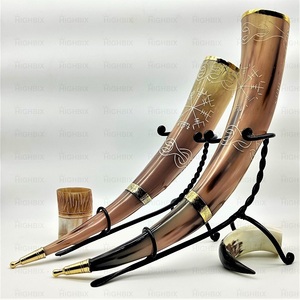 Cuerno para beber vikingo de diseño personalizado para compra a granel Estilo náutico pulido de Z Crafts-Venta de exportación Drinkware - Product Image 3