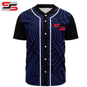 เสื้อเบสบอลระบายอากาศได้ทุกสีสำหรับผู้ชายเสื้อซอฟต์บอลแบบใหม่ - Product Image 3