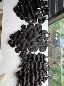 Extensions de cheveux naturels vierges vietnamiens NASA HAIR NSH-DN 613, blonds, 20 pouces, 100 % non traités, grade 12A, double trame machine, trame invisible - Product Image 4