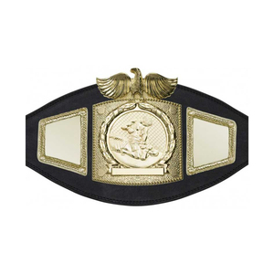 Ceinture de navire de haut niveau en gros Ceinture de championnat d'arts martiaux de boxe de lutte en cuir couleur or avec conception OEM - Product Image 1
