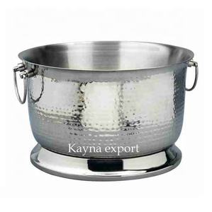 New Designer Copper champagne Club <b>Bucket</b> <b>Beverage</b> <b>Tubs</b> Stainless Steel Beer Copper <b>Ice</b> <b>Bucket</b> Cooler With Brass Handle Hammered - Product Image 6