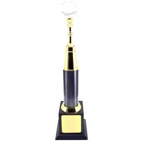 Premium Quality Corporate King <b>Crystal</b> <b>Ball</b> Trophy for Visionary Leadership Trophy Available for Wholesale Supply - Product Image 1