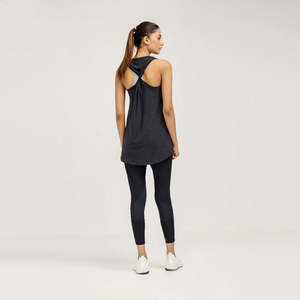 Débardeur de sport décontracté en coton 100% respirant, tricoté sur mesure, prix bas, pour femmes - Product Image 4