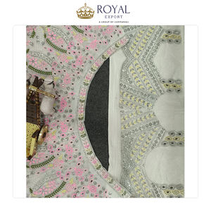 Exportador de Grandes Cantidades que Vende Ropa de Novia de Diseñador de Calidad Estándar, Colección de Ropa India, Lehenga Choli de Georgette Sintética - Product Image 4