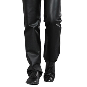 กางเกง2025ขายาวหลายกระเป๋าสำหรับผู้ชายกางเกงหนังขายาวป้องกันการยับ - Product Image 6