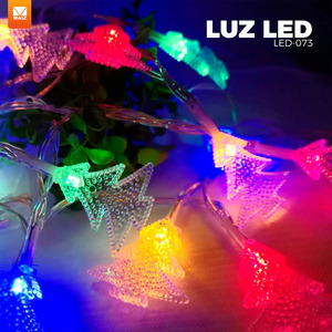 Guirlandes lumineuses LED pour sapin de Noël 3m RGB - Couleurs assorties - Product Image 2