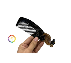 HORN COMB fábrica en Vietnam que ofrece pedidos de gran cantidad de peines de cuerno de búfalo hechos a mano para compradores globales - Product Image 6