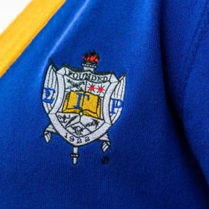 Cárdigan largo azul y dorado para mujer, tejido de punto suave, frente abierto, elegante hermandad de mujeres, prendas de vestir exteriores para looks en capas - Product Image 5