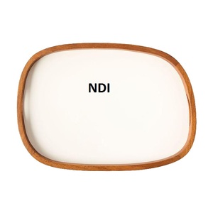 Hot Sale Tableware Catering Serving Rattan <b>Tray</b> Unique Style <b>Tea</b> Coffee Breakfast Dishes Serving Wood <b>Tray</b> for Salver Dishes - Product Image 3