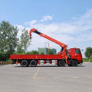 Camions de fret lourds CLW 8x4 Beiben neufs avec grue télescopique montée, capacité de 25 tonnes - Product Image 3