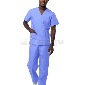 ชุดยูนิฟอร์มแพทย์ พยาบาล สำหรับโรงพยาบาลสัตว์ แบบมีโลโก้สั่งทำได้ สำหรับทั้งชายและหญิง ขายส่ง - Product Image 1