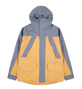 Chaqueta Cortavientos Deportiva de Talla Grande con Bloques de Color, Personalizable, Transpirable, Ligera, Resistente al Viento, para Actividades al Aire Libre - Product Image 1