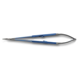 Portaagujas Castroviejo Manual al por Mayor, Instrumento Quirúrgico de Acero Inoxidable con Recubrimiento de Plasma para Microcirugía Oftálmica - Product Image 3