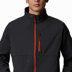 2025 vente en gros nouvelle veste Softshell Design personnalisé vêtements de travail d'hiver hommes coupe-vent imperméable fermeture éclair veste Soft Shell pour hommes - Product Image 6