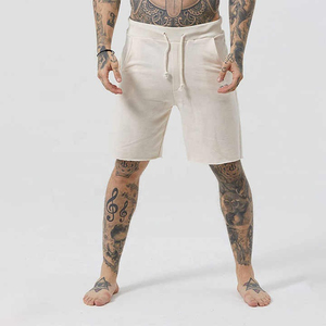 Venta al por mayor personalizado pulóver sudaderas con capucha pantalones cortos y Sudadera con capucha Jogger Set Unisex alta calidad francés Terry 100% algodón hombres Sudadera con capucha conjunto corto - Product Image 3