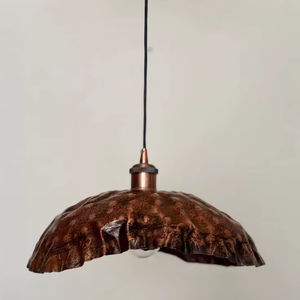 Lámpara Colgante de Cobre para Iluminación Moderna de Sala de Estar, Mejora el Ambiente Interior con un Brillo Metálico Cálido y un Diseño Elegante - Product Image 1