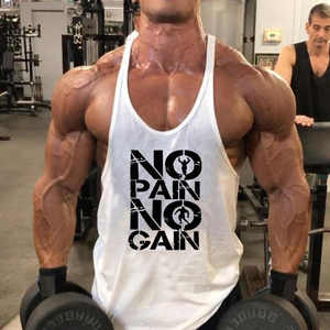 Camiseta muscular de gimnasio para hombre, camisetas sin mangas transpirables de secado rápido para Fitness, culturismo, diseño informal sin mangas - Product Image 2