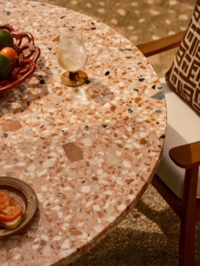 Dessus de table en terrazzo personnalisé Vente en gros Tables basses et tables d'appoint élégantes Exportateur mondial Prix compétitifs Usine directe disponible - Product Image 6