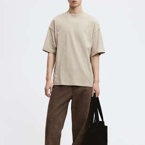 เสื้อยืดผู้ชายแขนสั้นธรรมดาผ้าคอตตอน100% แบบสั่งตัดสไตล์ใหม่สำหรับฤดูร้อนของ2025 - Product Image 5