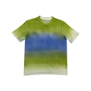 เสื้อยืดผ้าฝ้ายแขนสั้นสำหรับผู้ชายทรงเข้ารูปโลโก้ตามสั่ง - Product Image 3