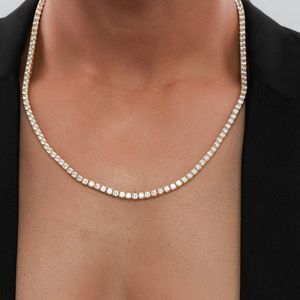 เครื่องประดับ avarta 92.5สร้อยคอเทนนิสเงินสเตอร์ลิง30กะรัตเพชรโมอิสซาไนต์25เซนต์ต่อชิ้น - Product Image 2