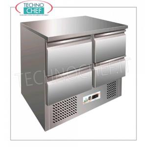 Equipo de Refrigeración Comercial Forcar G-S9014D, 240 Litros, Estático, 4 Cajones, Temperatura +2/+8C, Clase C, Modelo +2/+8C - Product Image 1