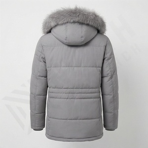 Veste d'hiver chaude décontractée pour homme, parka réversible, veste matelassée à capuche, imperméable, streetwear, taille plus, manteau en coton épais, vêtements d'extérieur - Product Image 2